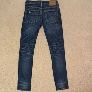 Mens American Eagle 29 X 32 Skinny Blue Jeans